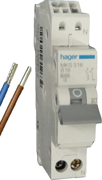 Hager VISION Stroomonderbreker - VKS01SG - E32BF