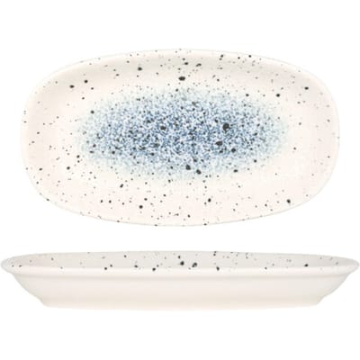 Rinart Serveerschaal - Splash - Porselein - 25x15 cm - set van 2