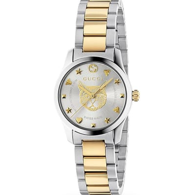 Gucci YA126596 Verguld Mystic Two-Tone dameshorloge