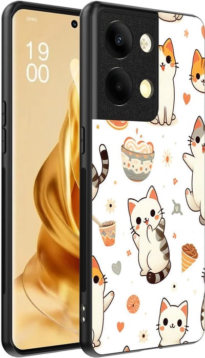 Smartphonica Telefoonhoesje Geschikt voor Oppo Reno 9 Pro Plus met katten opdruk - TPU backcover case cat design geschikt voor Oppo Reno 9 Pro Plus