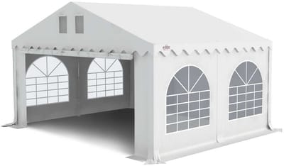 GO-PRO 5x4 Partytent met grondframe Wit