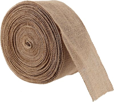 Jute Hessian Rol van 13cm x 25m voor Creatief Knutselen, Cadeauversiering en Inpakken met Natuurlijke Stof