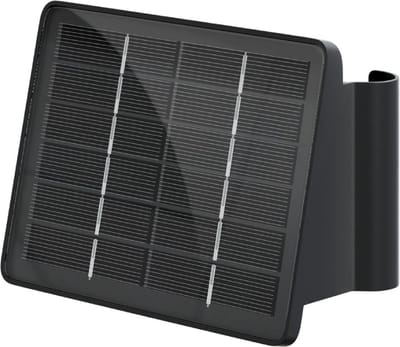 Solar LED Wandlamp voor Buiten 0,5W - Dimbaar - 50 lm - Warm tot koel wit - Zwart