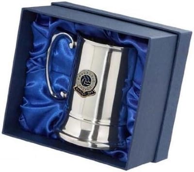 Blackburn Rovers 'The Rovers' voetbalclub roestvrij staal Tankard