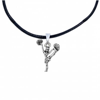 Cheerleader- Ketting- Zwart-Charme Bijoux