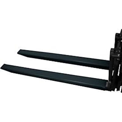 Vorkverlenging, L 2000 x B 120 x 50 mm, zwart