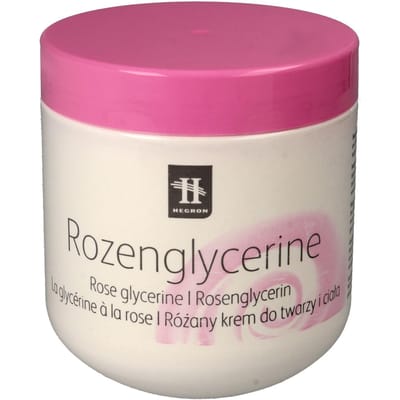 Hegron Verzorging Crème Voor Lichaam En Gezicht Rose Glycerine 350Ml