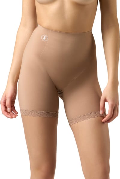 NOMI Shapewear - Onzichtbaar Corrigerend Ondergoed Dames voor buik en benen met kant - Kleur Cinnamon - maat XXL