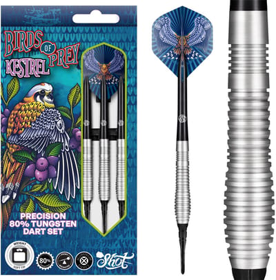 Shot Birds Of Prey Kestrel 80% - Soft Tip Darts