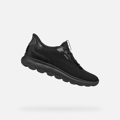 GEOX SPHERICA PLUS DAMES Sneakers - ZWART - Maat 40