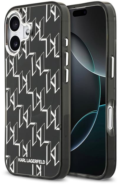 Karl Lagerfeld telefoonhoesje voor iPhone 17 - MagSafe - Zwart