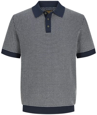 Jack & Jones poloshirt korte mouw donkerblauw