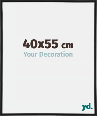 Your Decoration - Fotolijst 40x55 cm - Kunststof - Zwart Mat - Annecy