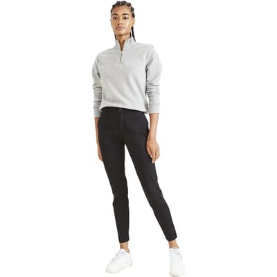 Dockers Weekend Skinny Chino Broek Zwart 24 / Long Vrouw