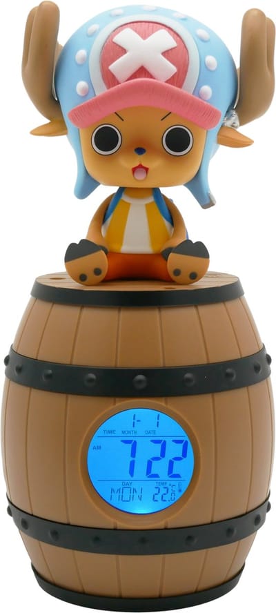 Teknofun One Piece Chopper - Digitale wekker met LED nachtlamp