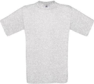 B&C Exact 150 Kids T-shirt Ash Maat 3/4 (onbedrukt - 5 stuks)