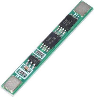 Batterij Beschermingsraad - Laadcircuit Board - Veilig Batterij Laden - Overstroom Overdischarge Bescherming - 35x4x2.2mm
