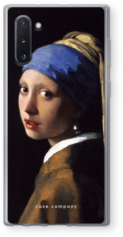 Hoesje geschikt voor Samsung Galaxy Note 10 hoesje - The Pearl Earring - Soft Cover Telefoonhoesje - Bescherming aan alle Kanten en Schermrand