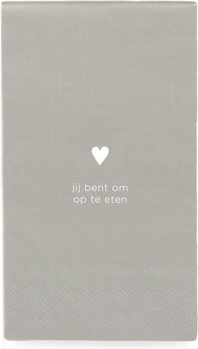 Leeff Napkins - Jij bent om op te eten