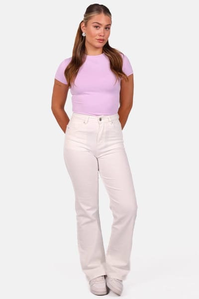 Getdrezzed Body - Maat: L - T shirt met ronde hals lila