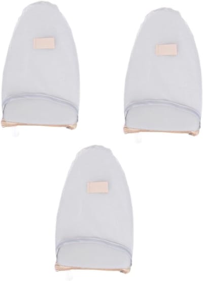 Strijkhandschoen Set - Stoomhandschoen Isolatiehoes - Kleding Stomen - Verdikt Hittebestendig Materiaal - 3 Stuks - Grijs