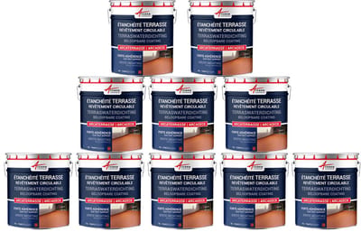 Waterdichte verf voor terras - Buitencoating op basis van hars: ARCADECK
