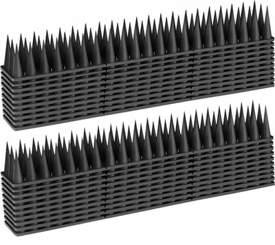 DnA® Duivenverjager - Duivenpinnen - Vogelpinnen - Duivenpinnen Met Plakstrip - Zwart - 30cm x 5cm x 15cm