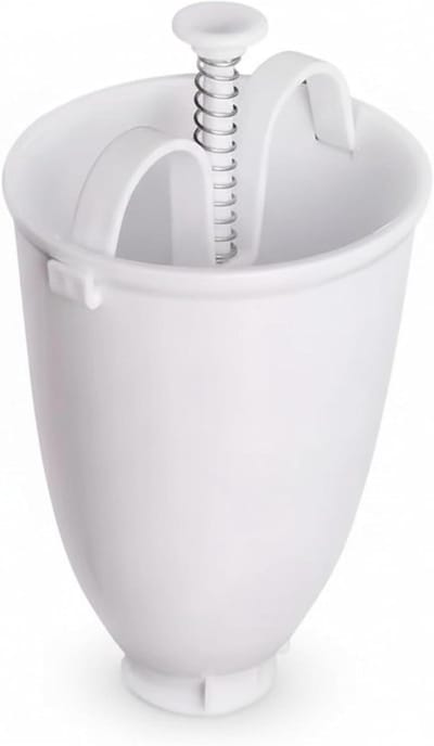 Donutmaker - Donutpers Beslagverdeler - Zelf Bakken - Consistente Vorm Grootte - 100 Gram - Wit