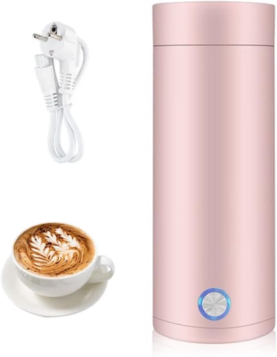 SNJY® Mini Waterkoker - Reiswaterkoker - Draagbare Waterkoker - Kleine Waterkoker - 220 V - Roze