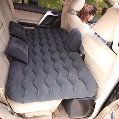 Universele Auto Inflatable Reisbed Matras voor Achterbank - Multifunctioneel Sofa Kussen voor Kamperen, Auto Accessoires, Reiscomfort