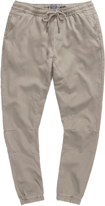 STHUGE - Heren - Broek elastische tailleband Modern Fit 3 zakken - Olifant grijs - Maat XL