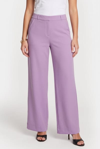 Studio Anneloes Lexie Trousers Lilac Shimmer Maat: M | Pantalons Outlet | Dames | Paars