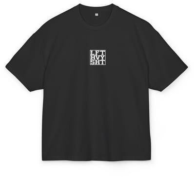 T-shirt met Gym Prints - Oversized - 100% katoen - XS