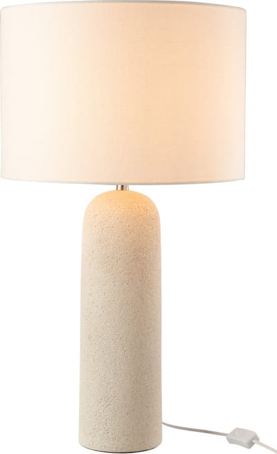 J-Line tafellamp Isla - keramiek - wit/terracotta