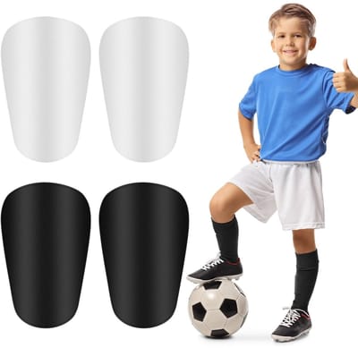 Dailygoody - Voetbal scheenbeschermers - Beschermende pads - Hoge elastische mouwen - Voor kinderen en jeugd - Scheenbeschermers voor voetbal - Ideaal...