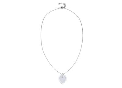 Di Lusso - Collier Bo - Swarovski Crystal - Zilverkleurig - Dames - 45 cm