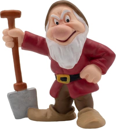 Bullyland 12478 – Speelfiguur en verzamelfiguur Grumpy uit Sneeuwwitje en de Zeven Dwergen – ca. 5,1 cm – levensecht en detailrijk vormgegeven – ideaal als taartfiguur en klein cadeautje voor kinderen vanaf 3 jaar.