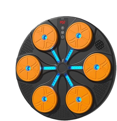 Muziek Boksmachine - Bokstrainer Bokspad - Thuis Fitness - 8 Trainingsprogramma's - 45 x 45 cm - Oranje