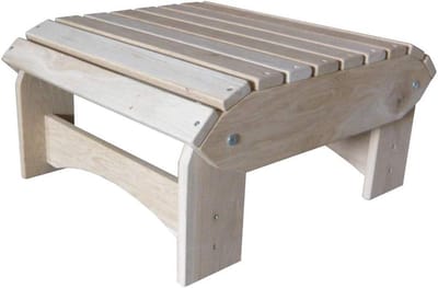 Massief Eikenhouten Voetenbank als Voetensteun of Bijzettafel voor Buiten