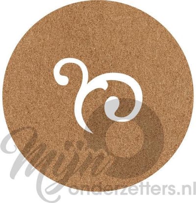 Design shapes 2 vilt onderzetters - Lichtbruin - 6 stuks - 10 x 10 cm - Tafeldecoratie - Glas onderzetter - Cadeau - Woondecoratie - Tafelbescherming - Onderzetters voor glazen - Keukenbenodigdheden - Woonaccessoires - Tafelaccessoires