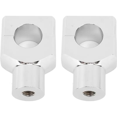 Motorfiets Stuurbeugel Klemmen Metalen Verhoger Bevestiging voor 25mm Diameter Sturen Motorfiets zilver