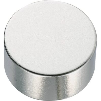 TRU COMPONENTS 505879 Permanente magneet Rond (Ø x h) 20 mm x 10 mm N45 1.33 - 1.37 T Grenstemperatuur (max.): 80 °C