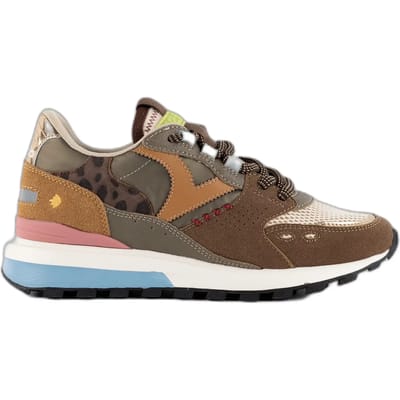Victoria® Dames Sneakers - Bruin - Leer,Suéde - Maat 36