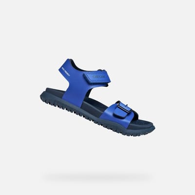GEOX SANDAL FUSBETTO TIENERS Sandalen - KONINGSBLAUW/MARINEBLAUW - Maat 33