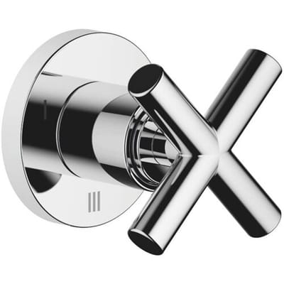 Dornbracht Tara UP three-way diverter with cross handle 36210892-00