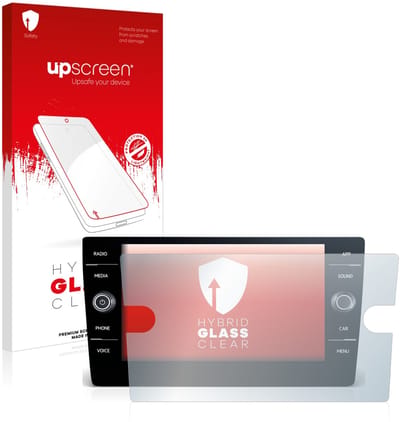 upscreen - Screenprotector voor Volkswagen T-Roc R Line 2022 Discover Media 8" - Folie Beschermfolie Beschermglas transparant
