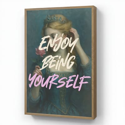 Wandlamp 60x90 cm - Oplaadbaar - Vrouw - Roos - Quote - Wandlampen binnen woonkamer - Slaapkamer lamp - Decoratieve nachtlamp - Vloerlamp draadloos