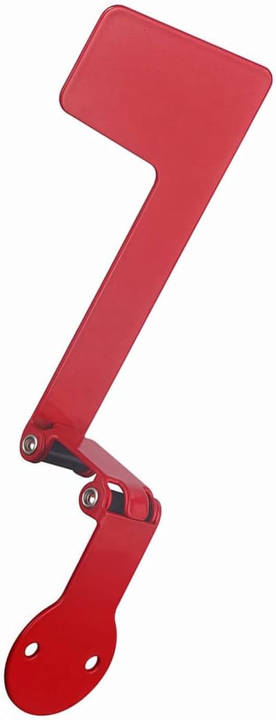 Metalen Brievenbus - Post Opbergbak - Buiten Post Ontvangen - Roestbestendig Coating - 13 x 7 x 4 cm - Rood