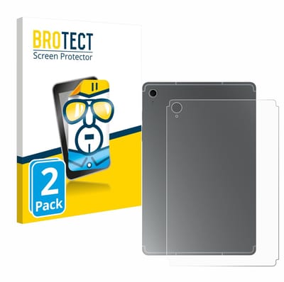 BROTECT - Screenprotector voor Samsung Galaxy Tab S10 FE (Achterkant) - Folie Beschermfolie transparant 2 Stuks