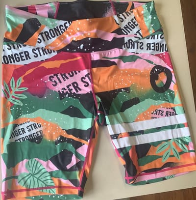 Stronger - Blocos Bike Shorts - Sportshort - Dames - Multi Kleuren - Maat S
